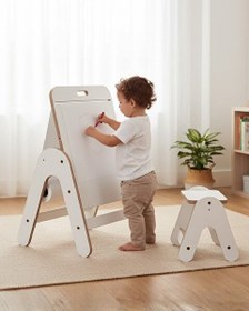 Resim Mamatoyz Massam Beyaz Mdf Aktivite Masası 