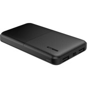 Resim Dexim M9 10.000mah Led Işıklı Powerbank - Siyah Renk 
