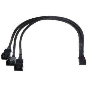 Resim 4 Pin Fan Çoklayıcı Kablosu 4P Dişi 3+3+4P Erkek Kablo 