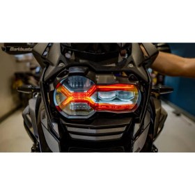 Resim Ammo Guard Far Koruma X-Lıght Kırmızı Dikroikı Lens (Bmw R1200/R1250 Gs/gsa 2013-2024 Uyumlu) 