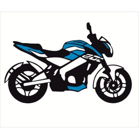 Resim Hediyehanem Motorsiklet 3D Masa Üstü Motorsiklet Dekor – Motorsiklet Temalı Kaideli Biblo (17x11 cm, 3mm PLA) 