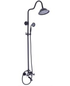 Resim Lider Osmanlı Tipi Klasik Borulu Robot Banyo Duş Seti Siyah Diğer 