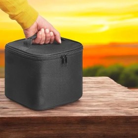 Resim CetKing 8 Litre Termos Çanta – Isı Yalıtımlı Termal Yemek ve Içecek Taşıma Çantası, Sıcak & Soğuk Koruma, Piknik, Kamp, Ofis, Seyahat ve Araç Kullanımı Için Uygun, Sızdırmaz ve Silinebilir (Siyah) 