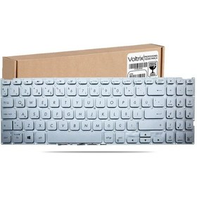Resim Asus X515jf-ej005, X515jf-ej027 Uyumlu Notebook Klavye - Gümüş Tr 