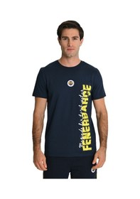 Resim Fenerbahçe Lisanslı 24/25 A Takım Antrenman Lacivert Lazer Kutulu T-shirt Lacivert 
