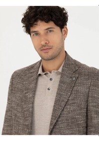 Resim Pierre Cardin Kahverengi Slim Fit Ceket G021gl002.000.1767841.vr029 Kahverengi 