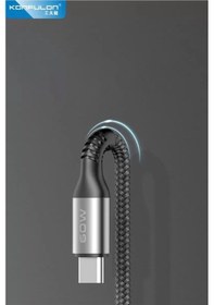 Resim Mey İthalat Dc62 3in1 Type-c To 60w Type-c / 12w Lightning / 15w Micro 1.2m Hızlı Şarj Kablo - Siy 