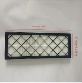 Resim Chuangyinshop 1 Sku Car Air Filter Air Cleaner Element 2 Adet Tesla Model Y 2020 Ve Sonrası Elektrikli Araç İçin 