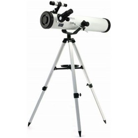 Resim 76 X 700 Profesyonel Aynalı Uzay Teleskopu Beyaz 