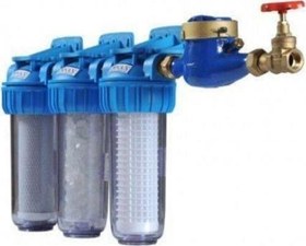 Resim Bina Girişi Su Arıtma Cihazı 3'lü Daire Girişi Su Arıtma 