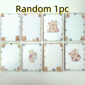 Resim 50 adet Rastgele Disney Winnie the Pooh Yapışkan Notlar - Sevimli Karakter Tasarımı, Kolay Çıkarılabilen Memo Pedleri, Ofis, Okul ve Kişisel Kullanım İçin Mükemmel - Hatırlatıcılar, Yapılacaklar Listeleri ve Çok Fonksiyonlu Amaçlar İçin İdeal, Ofis Malzemeleri ve Aksesuarları 