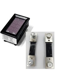 Resim Yate10 Dc 0-100v 0-100a Voltampermetre+şönt Bara Direnci 