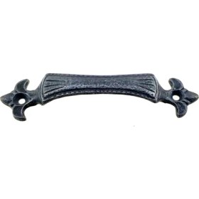 Resim Senka Antika Tarz Dekoratif Pirinç Lale Mobilya Kulbu - 27X115 Mm, Oksit 