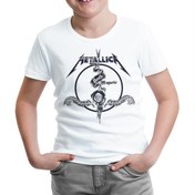 Resim Metallica - Death Magnetic Beyaz Çocuk Tshirt 