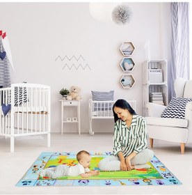 Resim Safemom Oyun Matı 90x145 cm - Animals 
