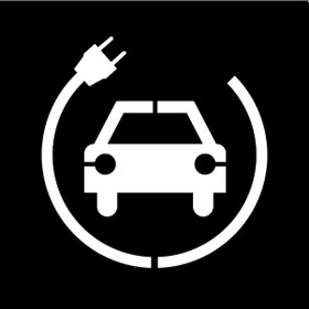 Resim Boyama Şablonu Elektrikli Araç Şarj İstasyonu 50x50 Cm 