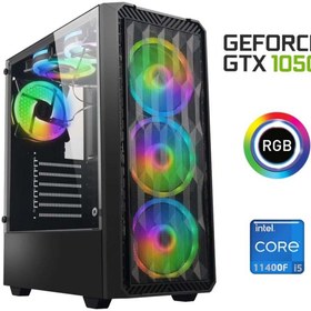 Resim XASER Xsr550 i5 11400F 16GB Ram 512GB M.2 NVMe SSD 4GB GTX1050 Ti Ekran Kartı Oyun Bilgisayarı 