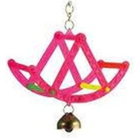 Resim Yıldırım Zilli Akrilik Gondol Kuş Oyuncağı 