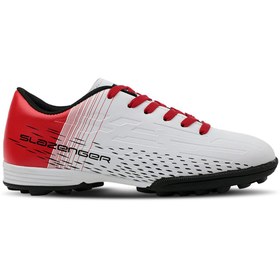 Resim Slazenger Score I Hs Erkek Çocuk Futbol Ayakkabı Beyaz / Kırmızı 