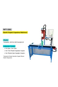 Resim RFT Makine Bantlı Kapak Kapatma Makinesi RFT-3301 