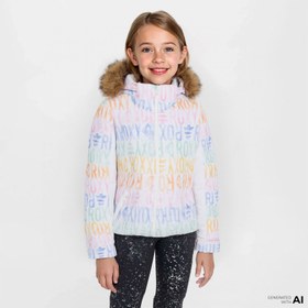 Resim Roxy Jet Ski Çocuk Beyaz Kayak Montu 