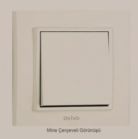 Resim Ovivo Mina Krem Anahtar Çerçeveli 