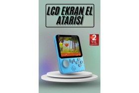 Resim Marsilyan 666 Oyunlu Retro El Konsolu Atari 3.5 Inç Taşınabilir Oyun Konsolu 