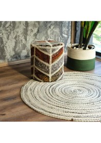 Resim Dekomatt Cortado Dekoratif Paspas Siyah Bej 