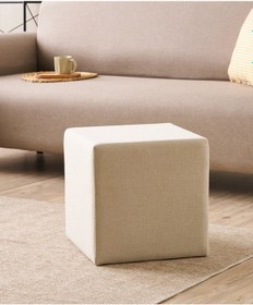 Resim Favora Asos Puf - Krem KREM 