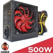 Resim Platoon PL-9261 500W Gaming Pc Power Supply 12cm Geniş Fan Güç Kaynağı 