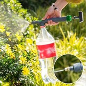 Resim Elde Taşınabilir Püskürtme Tabancası, Ayarlanabilir Nozul, Yeniden Kullanılabilir Plastik Şişe, Pilsiz, Bahçe, Çiçekler, Sebzeler, Yeşillikler, Dış Mekân Çim ve Tarım için 