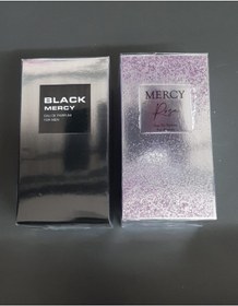 Resim Mercy Parfüm Erkek Black 50 ml & Rose 50 ml 2 Li Set 