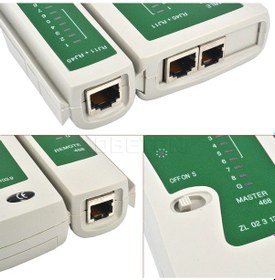 Resim Network Test Cihazı Rj11 Rj45 Ledli Test Cihazı 
