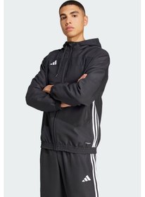 Resim Adidas Tiro 25 Essentials Woven Siyah Kapşonlu Eşofman Üstü Jc5435 Siyah 