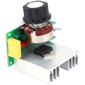 Resim 0-220v 4000w Scr Dimmer Motor Hız Kontrol Modülü Voltaj Regülatörü 