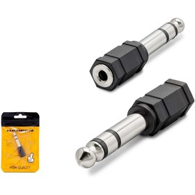 Resim gökkuşağı store Hdx1265 6.5Mm To 3.5Mm F Çevirici Enstrüman Gitar Siyah 