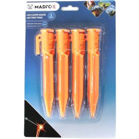 Resim Madfox Led Işıklı Çadır Kazığı 15Cm 4Pcs 
