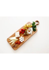 Resim D&g Home Store Doğal Ahşap Kayın Ağacı Peynir Tabağı, Kesme, Doğrama Ve Sunum Tahtası Ahşap 