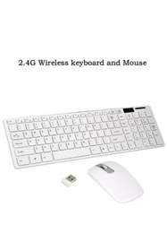 Resim Platoon PL-374 Slim Kablosuz Q Klavye Mouse Set 