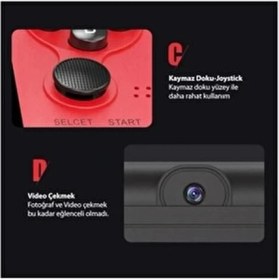 Resim Retro Mp5 Vita Model 4.3 Taşınabilir Oyun Konsolu 