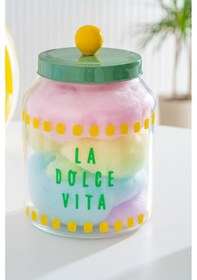 Resim Acar Vicenza Renkli Cam Kavanoz - 2,9 L Renkli 