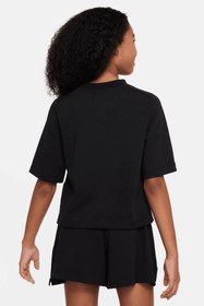 Resim Nike Sportswear Siyah Kız Çocuk Kısa Kol T-Shirt 