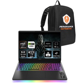 Resim HP OMEN Max 16 Ryzen AI 9 HX 375 32GB 1TB SSD RTX5080/16GB 16'' WQXGA 