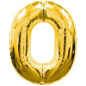 Resim Nessiworld Nessiworld 0 Rakamlı Folyo Balon Gold Renk 40 inç 