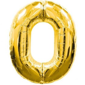 Resim Nessiworld Nessiworld 0 Rakamlı Folyo Balon Gold Renk 40 inç 