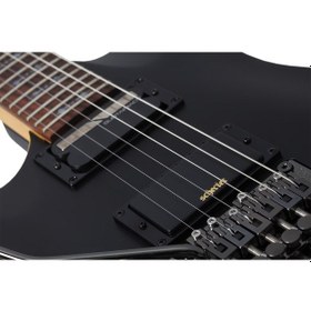Resim Schecter Demon-6 Fr-s Solak Elektro Gitar Aged Black Satin 