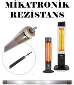 Resim Norm Dikey Isıtıcı Sobalar Için 55 Cm Mikatronik Rezistans Takımı (rezistans+buzlu Cam+başlık) 