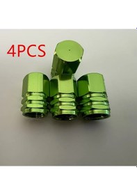 Resim Chenkestoreone Yeşil Alüminyum Otomobil Lastiklerinde Hava Valfleri, Su Testi, Araçlar Motosikletler Kamyonlar Bisikletler İçin 