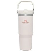 Resim The Iceflow Flip Straw Pipetli Termos Bardak 890 ml Açık Pembe Stanley