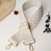 Resim Bej Basit W-Şekilli Naylon Kayış Ayarlanabilir Geniş Omuz Askısı, 5cm/2inç Kamera Modifikasyonu için Uygun, Çapraz Vücut Çantası Tote Seyahat Çanta Değiştirme Kayışı ile Ayarlanabilir Uzunluk, Çıkarılabilir Altın Kaplama Donanım Tokası, Çanta Dönüşümü için Mükemmel, Kurulumu ve Kullanımı Kolay Aksesuarlar, Anne İçin Hediye, Kız Kardeşe Hediye, Kadınların Hediyesi, Doğum Günü Hediyesi, Noel Hediyesi 